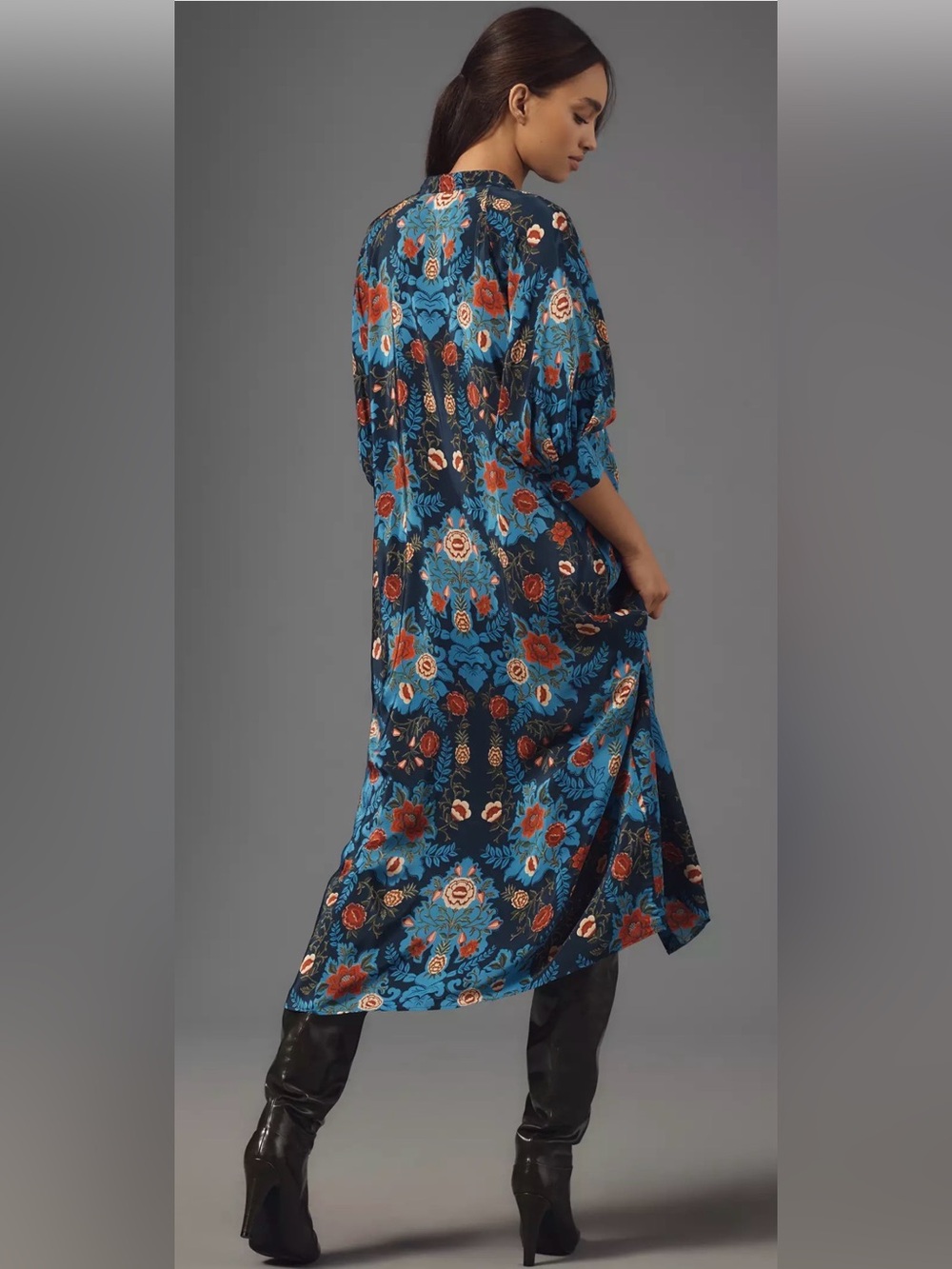 Farm Rio Arabesque Floral Midi Dress
